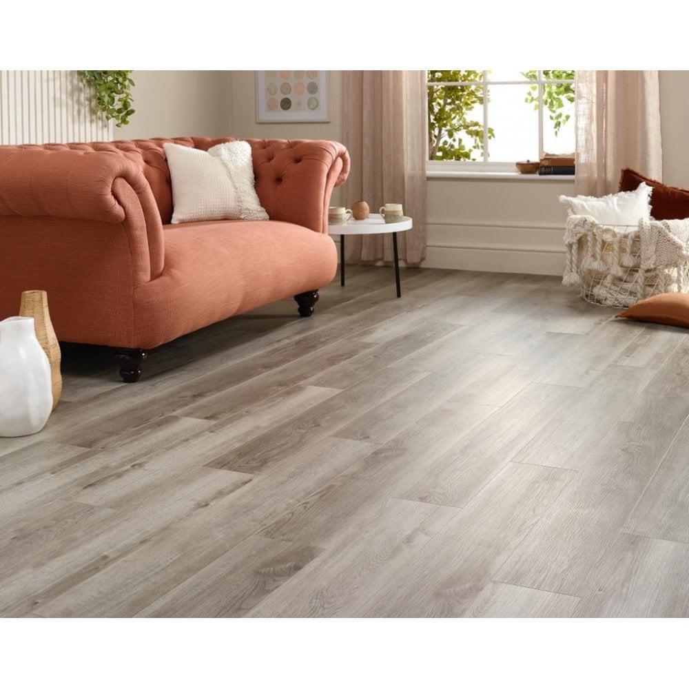 Delta Greige 6mm SPC Click Vinyl 1220x182mm (inc. 1mm Underlay)