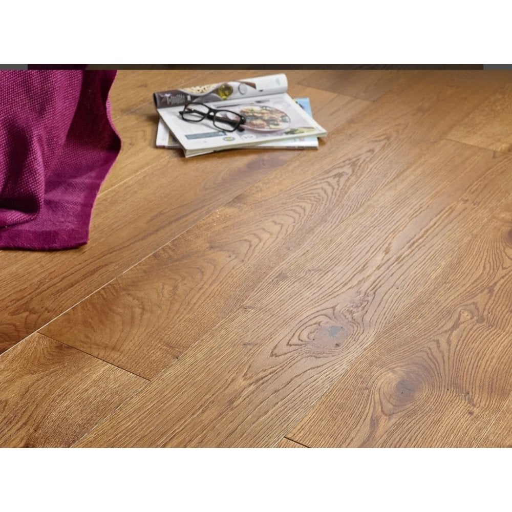 Engineered Smoked Brushed & Lacquered 15mmx190mm