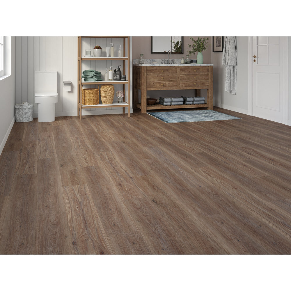 Farmhouse Antique Brown Oak 6.5mm SPC Click LVT inc 1mm Underlay