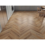 Brampton Grey Honey Oak 5mm Herringbone SPC Click LVT inc 1mm Underlay