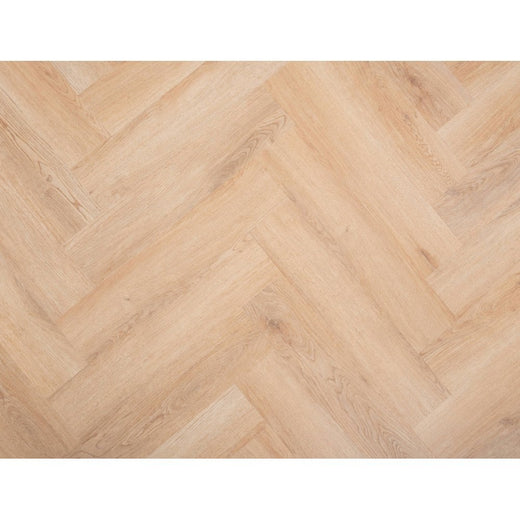 Brampton Medium Natural Oak 5mm Herringbone SPC Click LVT inc 1mm Underlay