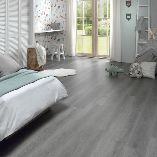 Artic Grey Oak 5.2mm Click Vinyl SPC Flooring (including 1mm underlay)