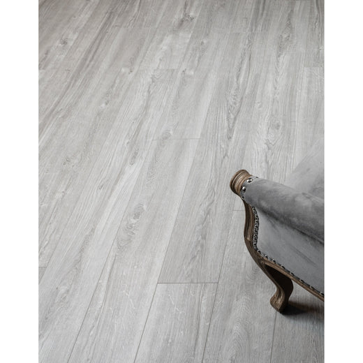 Delta Light Grey Oak 6mm SPC Click Vinyl 1220x182mm (inc. 1mm Underlay)
