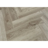 Delta Weathered Greige Oak Herringbone 6mm SPC Click Vinyl 125x610mm (inc. 1mm Underlay)