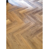 Dover Golden Roble Oak Herringbone 6mm SPC Click Vinyl 126x610mm (inc. 1.5mm Underlay)
