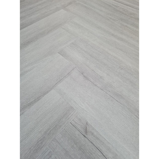 Oxford Grey Oak Herringbone 5.2mm SPC Click Vinyl 630mmx125mm (inc. 1mm Underlay)