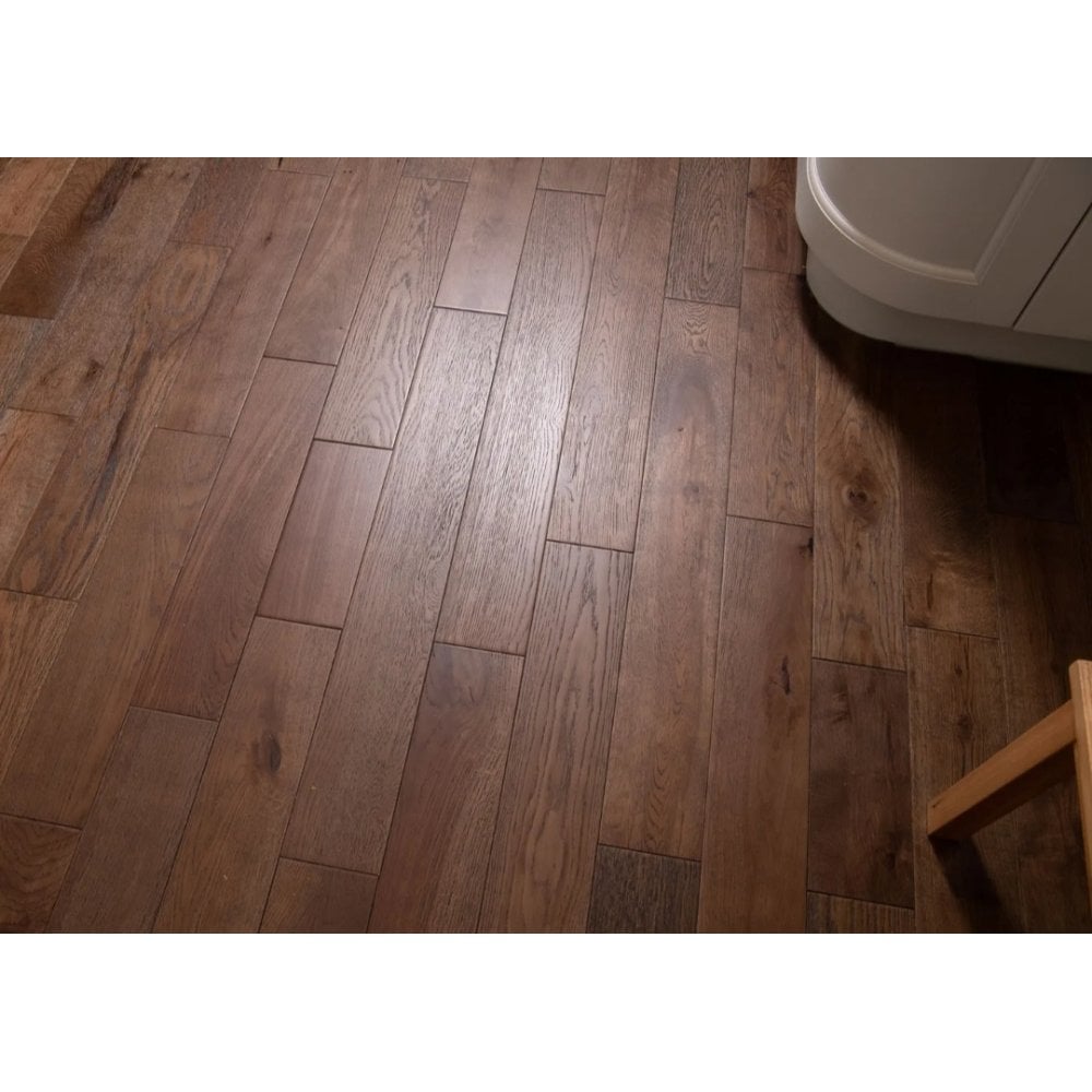 Engineered Dark Washed Brushed & Lacquered 14mmx125mm