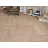 Farmhouse Brown Oak 6.5mm Herringbone SPC Click LVT inc 1mm Underlay