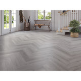 Farmhouse Grey Oak 6.5mm Herringbone SPC Click LVT inc 1mm Underlay