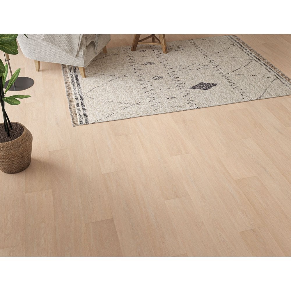 Farmhouse Light Natural Oak 6.5mm SPC Click LVT inc 1mm Underlay
