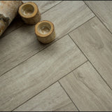 Firmfit Fumed Oak Herringbone 5mm SPC Click Vinyl 615x123mm (1mm Underlay)