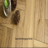 Firmfit Golden Oak Herringbone 5mm SPC Click Vinyl 615x123mm (1mm Underlay)
