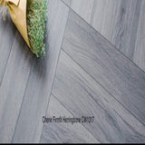 Firmfit Graphite Grey Herringbone 5mm SPC Click Vinyl 615x123mm (1mm Underlay)