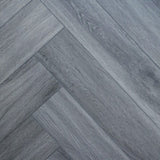 Firmfit Graphite Grey Herringbone 5mm SPC Click Vinyl 615x123mm (1mm Underlay)