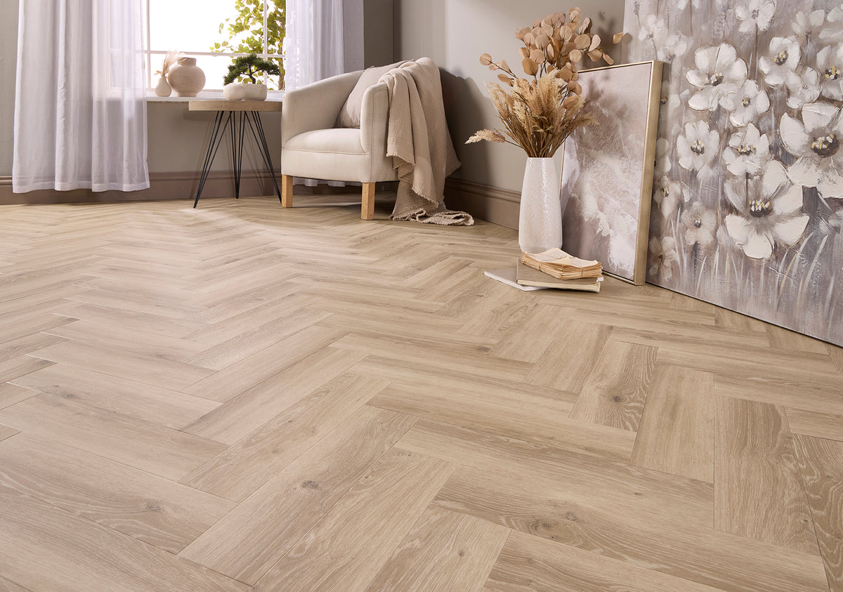 Florence Herringbone Glue Down LVT