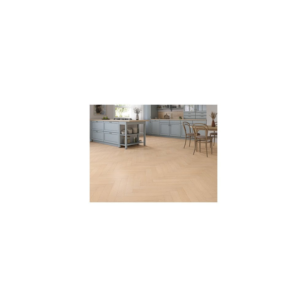 Kingham Honey Natural Oak Herringbone 8mm Laminate