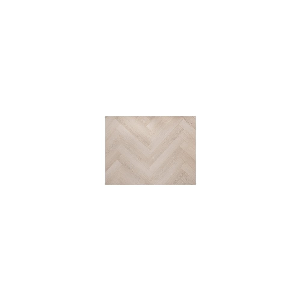 Malham Warm Grey Herringbone 8mm Laminate