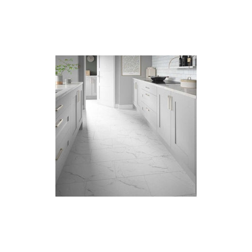 Marble White 6mm SPC Click Vinyl 610mmx305mm (inc. 1mm Underlay)
