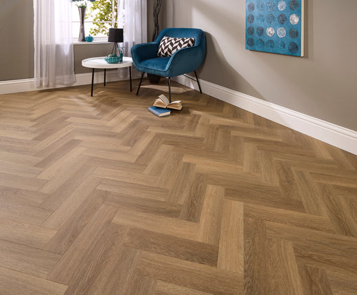 Parma Herringbone Glue Down LVT