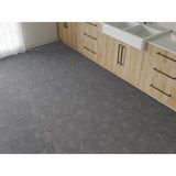 Pietra Stone Dark Grey 6.5mm SPC Click LVT Tile 600x300mm - inc 1mm Underlay