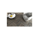Rigid Core Rigid Core Distressed Grey Oak 6.5mm Herringbone SPC Click LVT inc 1.5mm Underlay