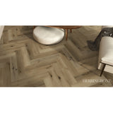 Rigid Core Rigid Core Golden Oak 6.5mm Herringbone SPC Click LVT inc 1.5mm Underlay