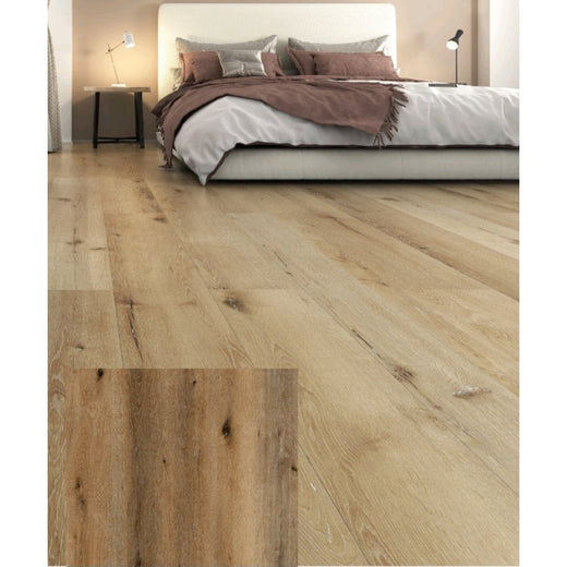 Rigid Core Golden Oak 6.5mm SPC Click LVT 1220x180mm (inc 1.5mm Underlay)