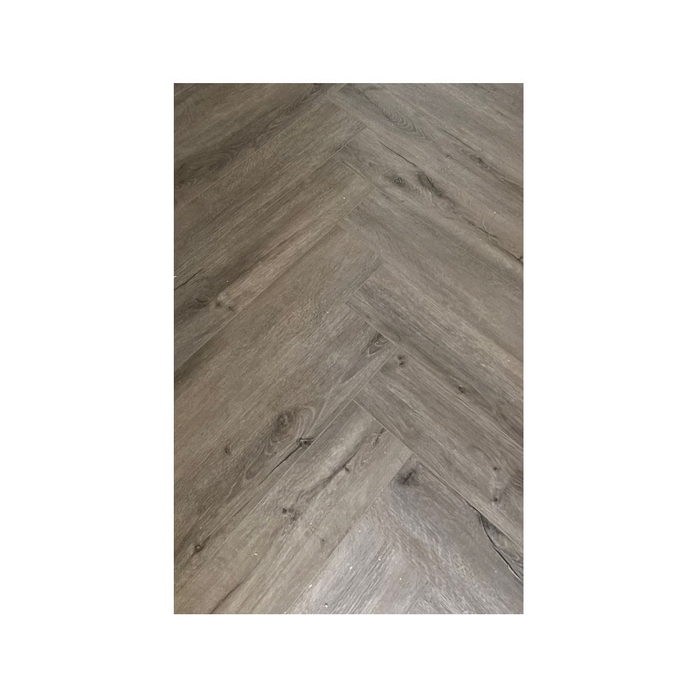 Rigid Core Rigid Core Greige Oak 6.5mm Herringbone SPC Click LVT inc 1.5mm Underlay
