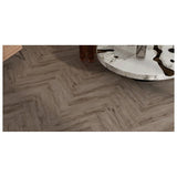 Rigid Core Rigid Core Greige Oak 6.5mm Herringbone SPC Click LVT inc 1.5mm Underlay