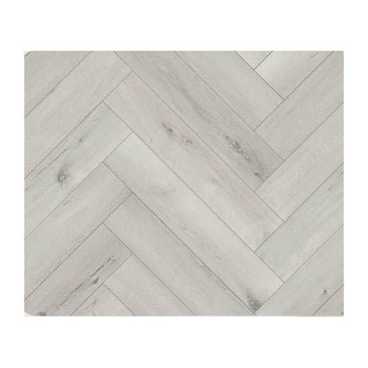 Rigid Core Rigid Core Light Grey Oak 6.5mm Herringbone SPC Click LVT inc 1.5mm Underlay