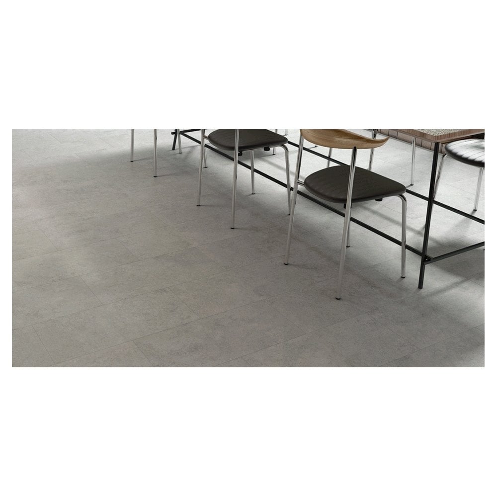 Rigid Core Light Grey Stone 6mm SPC Click Vinyl 610mmx305mm (inc. 1mm Underlay)