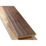 Solid Oak 18mm Coffee Handscraped UV Lacquered 125mm