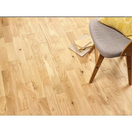 Solid Oak 18mm Natural Brushed & Oiled 90mm
