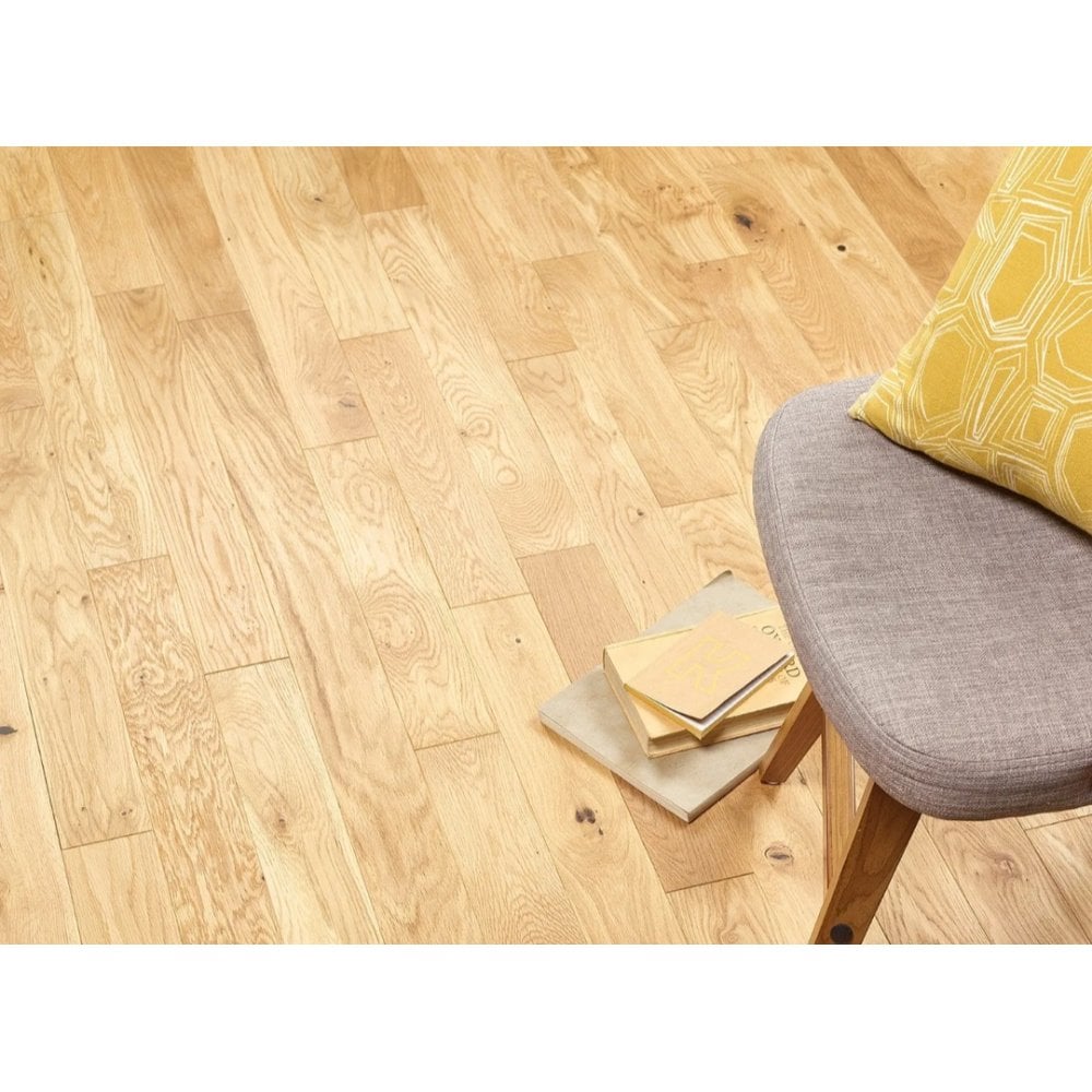Solid Oak 18mm Natural Brushed & Oiled 90mm