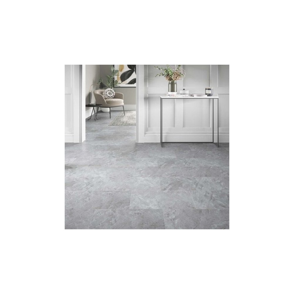 Stone Grey 6mm SPC Click Vinyl 610mmx305mm (inc. 1mm Underlay)