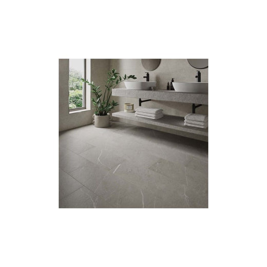 Stone Silver 6mm SPC Click Vinyl 610mmx305mm (inc. 1mm Underlay)