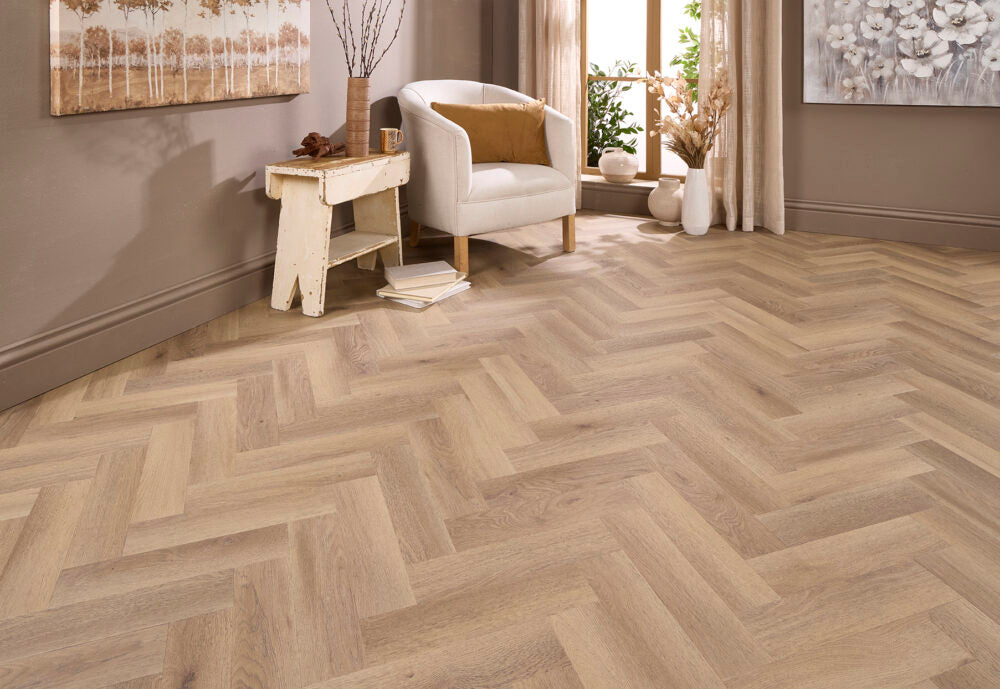 Vicenza Herringbone Glue Down LVT