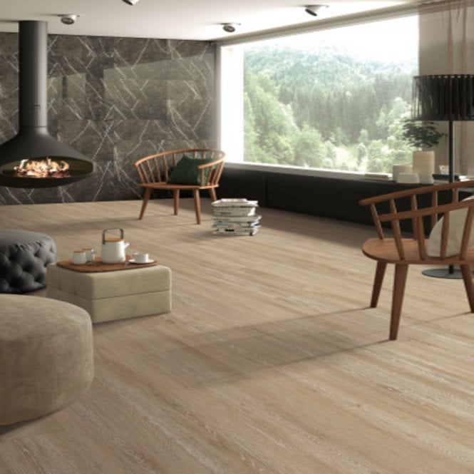 CLICKIT Artes Beige Oak 6mm SPC Click Vinyl 1520x230mm (inc. 1.5mm Underlay)- LIMITED STOCK