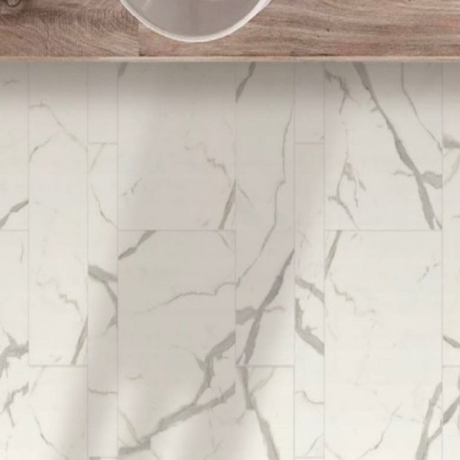 CLICKIT Calacatta 5mm SPC Loose Lay Vinyl 450x900mm