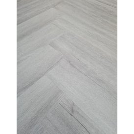 Oxford Grey Oak Herringbone 5.2mm SPC Click Vinyl 630mmx125mm (inc. 1mm Underlay)