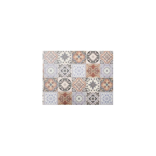 CORETEX VICTORIAN TILE LAMINATE 8MM MULTICOLOUR