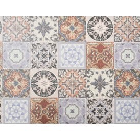 VICTORIAN TILE LAMINATE 8MM MULTICOLOUR