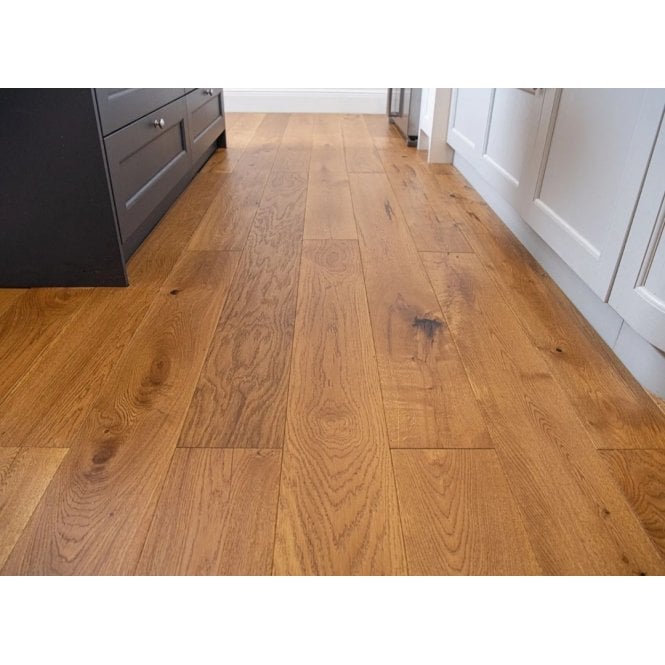 Engineered Golden Handscraped Lacquered 15mm x 190mm