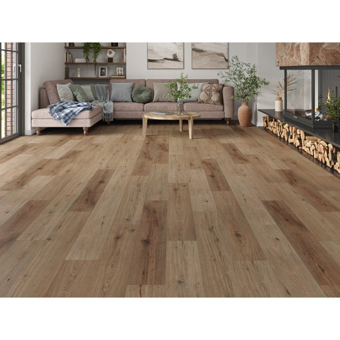 FARMHOUSE AGED OAK 6.5MM SPC CLICK LVT INC 1MM UNDERLAY