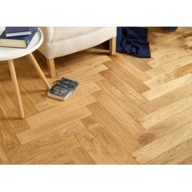 HERRINGBONE ENGINEERED NATURAL BRUSHED & OILED 18mm