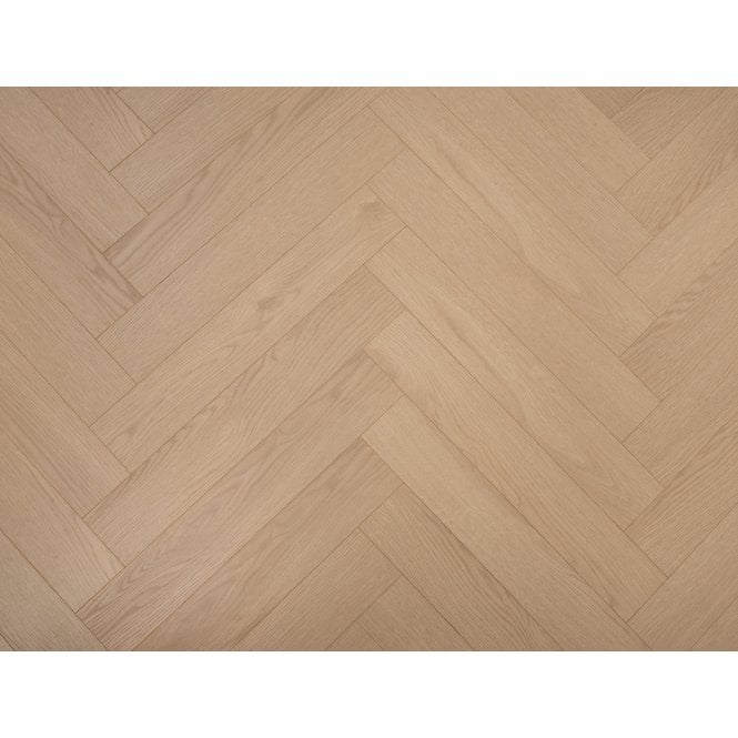 KINGHAM HONEY NATURAL OAK HERRINGBONE 12MM LAMINATE