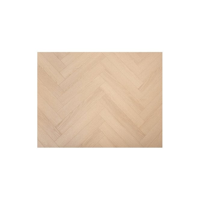KINGHAM HONEY NATURAL OAK HERRINGBONE 8MM LAMINATE