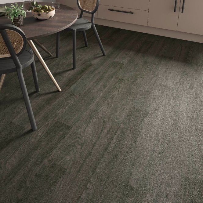 LUXWOOD BLACK OAK 5MM SPC CLICK LVT 178 X 1219MM (inc 1mm underlay)