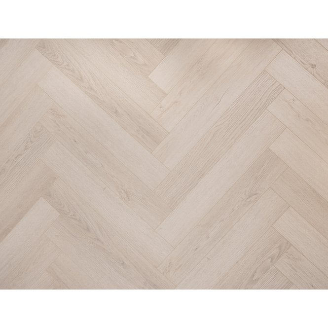 MALHAM WARM GREY HERRINGBONE 12MM LAMINATE
