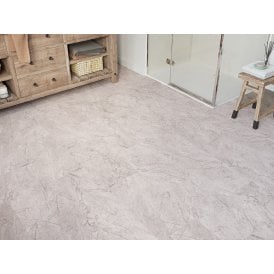 PIETRA STONE NATURAL GREY 6.5MM SPC CLICK LVT TILE 600X300MM - INC 1MM UNDERLAY